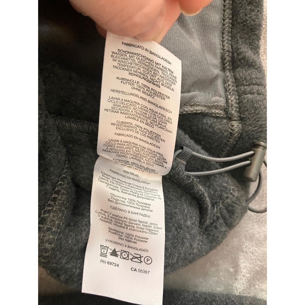 Columbia Fleece Jacket Full Zip Gray Athletic Outdoor S Layering - Picture 10 of 10